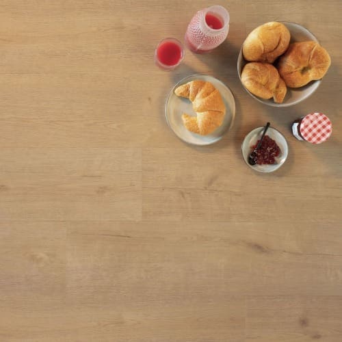 Plak PVC Licht eiken Douwes Dekker biscuit Rechte plank - Afbeelding 1