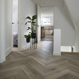 Plak PVC Visgraat Donker Eiken Douwes Dekker Honing