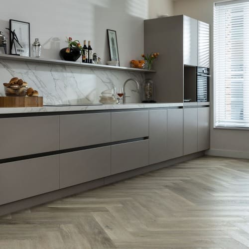 Klik PVC Visgraat Licht eiken Douwes Dekker pepermunt - Afbeelding 1