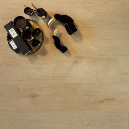 Klik PVC Licht eiken Rechte plank Douwes Dekker sprits - Afbeelding 1
