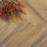 Plak PVC Visgraat Licht eiken Douwes Dekker gemberkoek