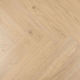 Klik PVC Visgraat Licht eiken Douwes Dekker crème brûlée