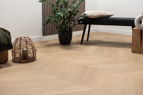 Floer Hongaarse Punt PVC – Natuur Eiken - Afbeelding 7