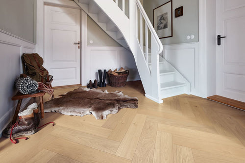 Floer Hybride Hout - Crème Eiken Visgraat - Afbeelding 3