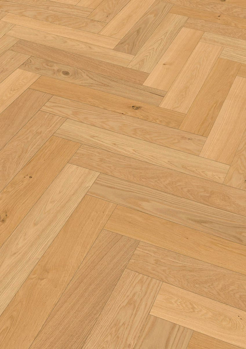 Floer Hybride Hout – Natuur Eiken Visgraat - Afbeelding 1