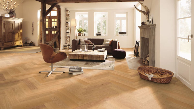 Floer Hybride Hout – Natuur Eiken Visgraat - Afbeelding 2