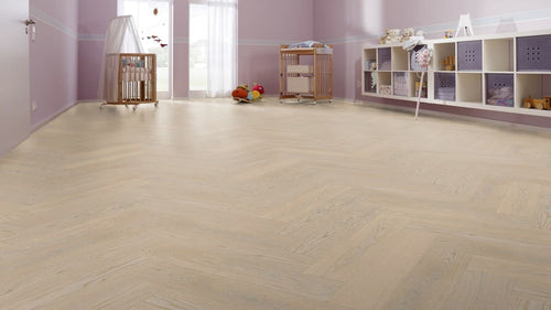 Floer Hybride Hout - Wit Eiken Visgraat - Afbeelding 7