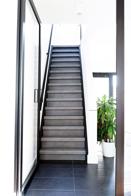 Trap Overzettreden - Beton Antraciet Stootbord - Afbeelding 5