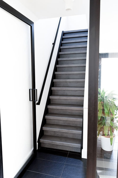 Trap Overzettreden - Beton Antraciet 130 cm - Afbeelding 3