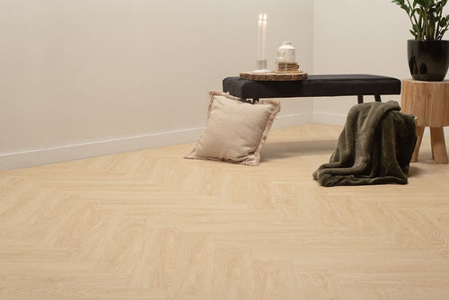 Floer Visgraat Click PVC - Kingbeek Crème - Afbeelding 3