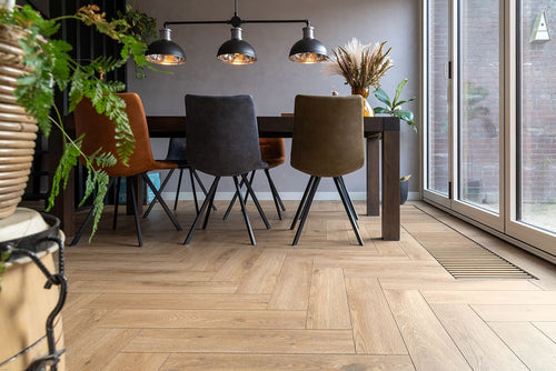 Floer Visgraat Laminaat - Bruin Eiken - Afbeelding 3