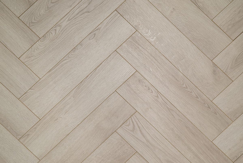 Floer Visgraat Laminaat - Vergrijsd Eiken - Afbeelding 2