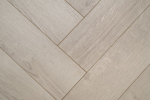 Floer Visgraat Laminaat - Vergrijsd Eiken - Afbeelding 8
