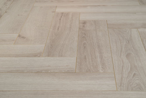 Floer Visgraat Laminaat - Vergrijsd Eiken - Afbeelding 7