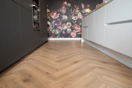 Floer Visgraat Laminaat - Natuur Eiken - Afbeelding 10