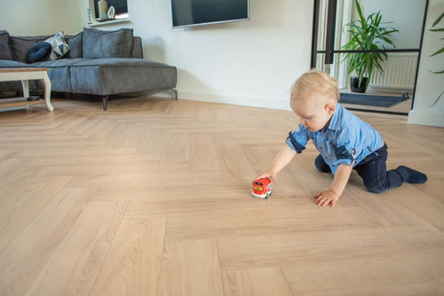 Floer Visgraat Laminaat - Onbehandeld Eiken - Afbeelding 8