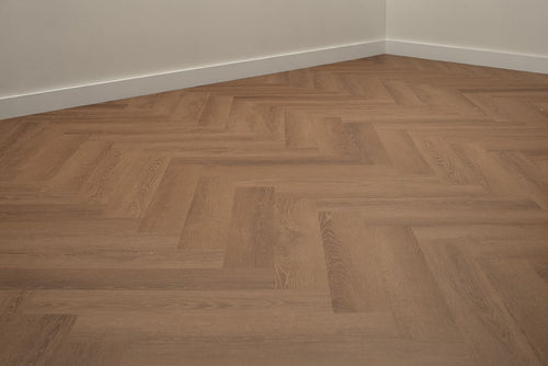 Floer Visgraat PVC - Bruin Eiken - Afbeelding 6