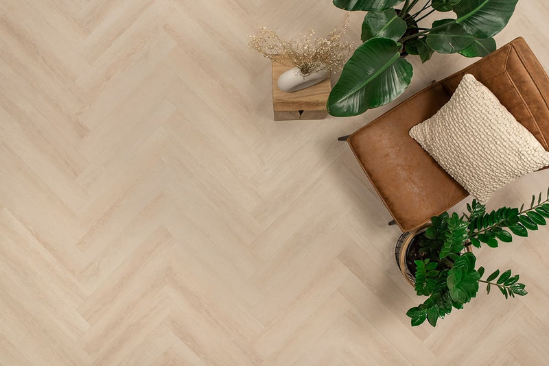Floer Visgraat PVC - Crème Eiken - Afbeelding 3