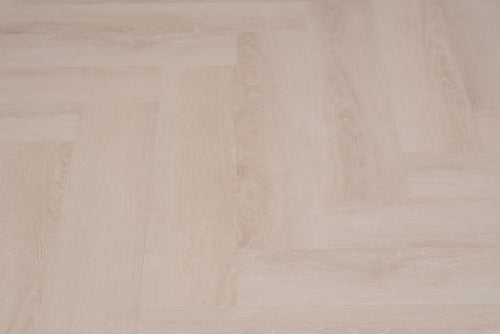 Floer Visgraat PVC - Mat Wit Eiken - Afbeelding 4