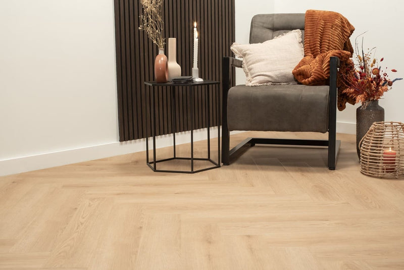 Floer Walvisgraat PVC - Bryde Bruin - Afbeelding 2