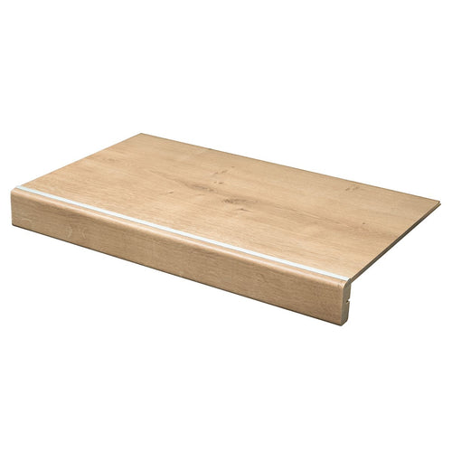 Trap Overzettrede - Onbehandelde Eik 145 cm - Afbeelding 1