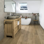 Klik PVC Licht eiken Rechte plank Douwes Dekker gemberkoek